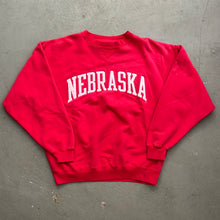 Load image into Gallery viewer, Nebraska Red Embroidered Crewneck Size Large
