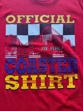 Load image into Gallery viewer, Six Flags Over Georgia Official Coaster Shirt Single Stitch Sz XL 22x30
