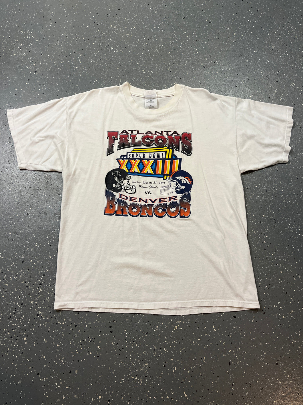 1999 Super Bowl Atlanta Falcons vs Denver Broncos XL