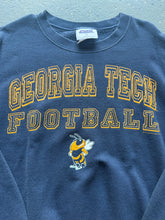 Load image into Gallery viewer, Georgia Tech Football Crewneck Sz M 20.5x25.5
