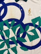 Load image into Gallery viewer, 1996 Atlanta Olympics Hanes Volunteer Blue Polo Size Large
