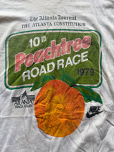Load image into Gallery viewer, 1979 Peachtree Road Race 10th Annual Faded Tag Single Stitch S/M 18x27.5
