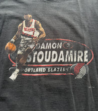 Load image into Gallery viewer, Damon Stoudamire Portland Trailblazers Pro Player XL 22.5x31 Bleach Stains
