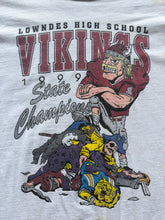 Load image into Gallery viewer, Lowndes High School Vikings Sz L 21x29.5 Stain
