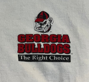 Georgia Bulldogs Vs. Florida Gators 1992 The Right Choice Longsleeve Small