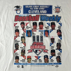 1997 MLB All Star Game Front Pages Tagged Size XL
