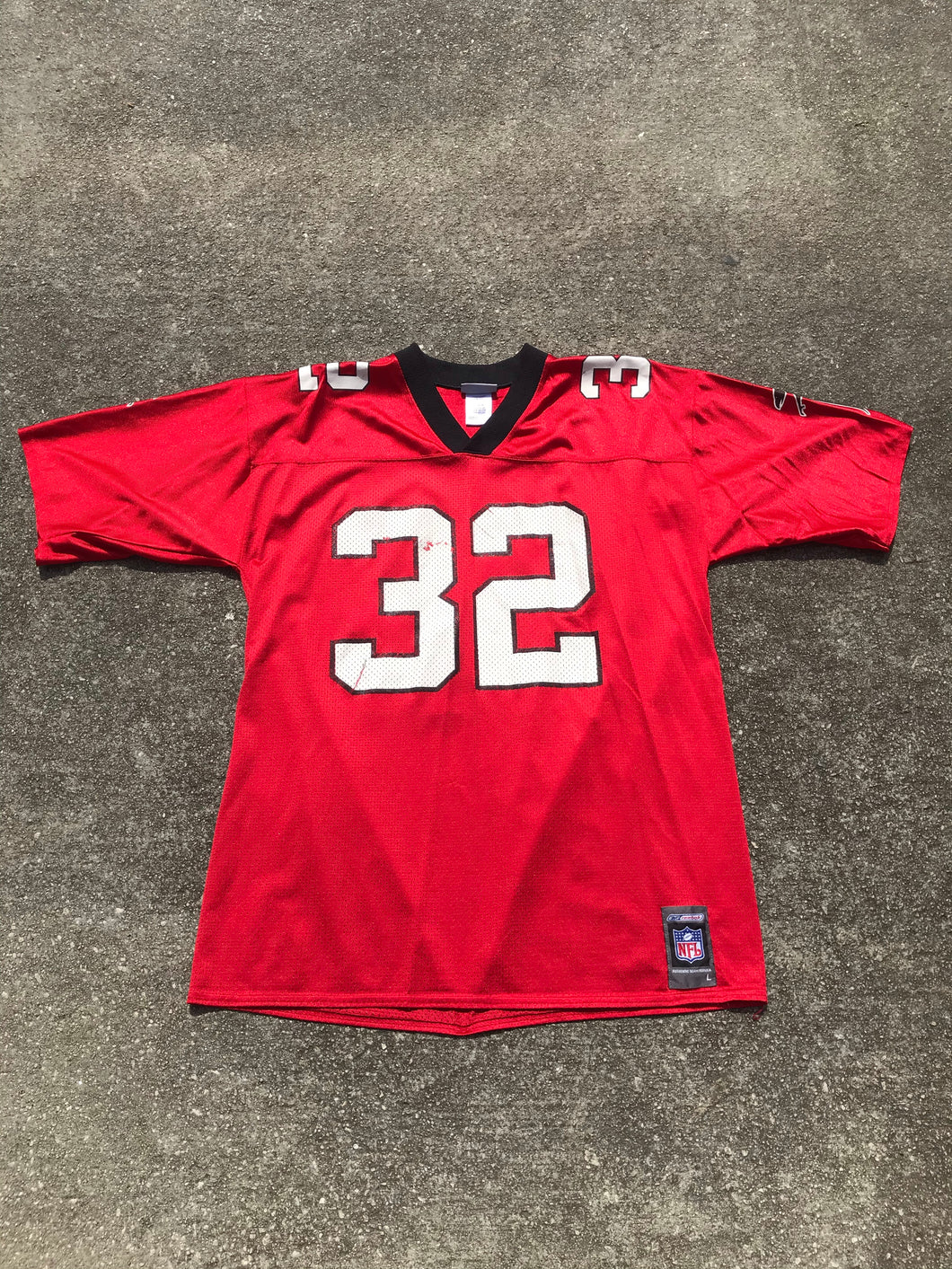 Atlanta Falcons Jamal Anderson Red Reebok Jersey Tagged Size Large