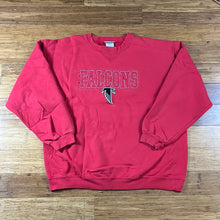 Load image into Gallery viewer, Atlanta Falcons Vintage Reebok Red Crewneck Size XL
