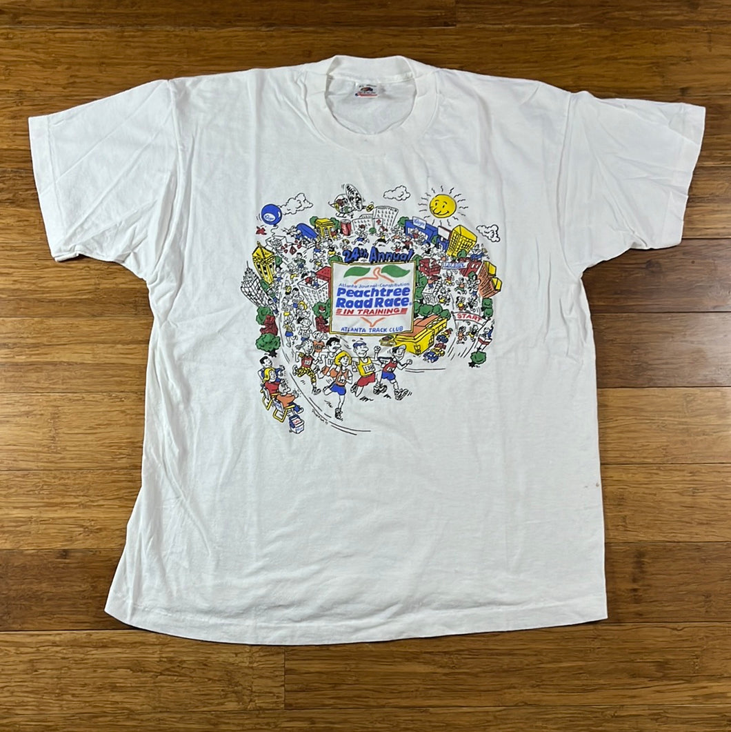 1993 Peachtree Road Race In Training Size XL