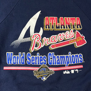 Atlanta Braves 1995 World Series Champions Crewneck Size Large