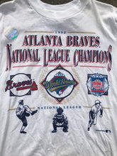 Load image into Gallery viewer, Atlanta Braves 1992 National League Champions Nutmeg NWT Size Medium
