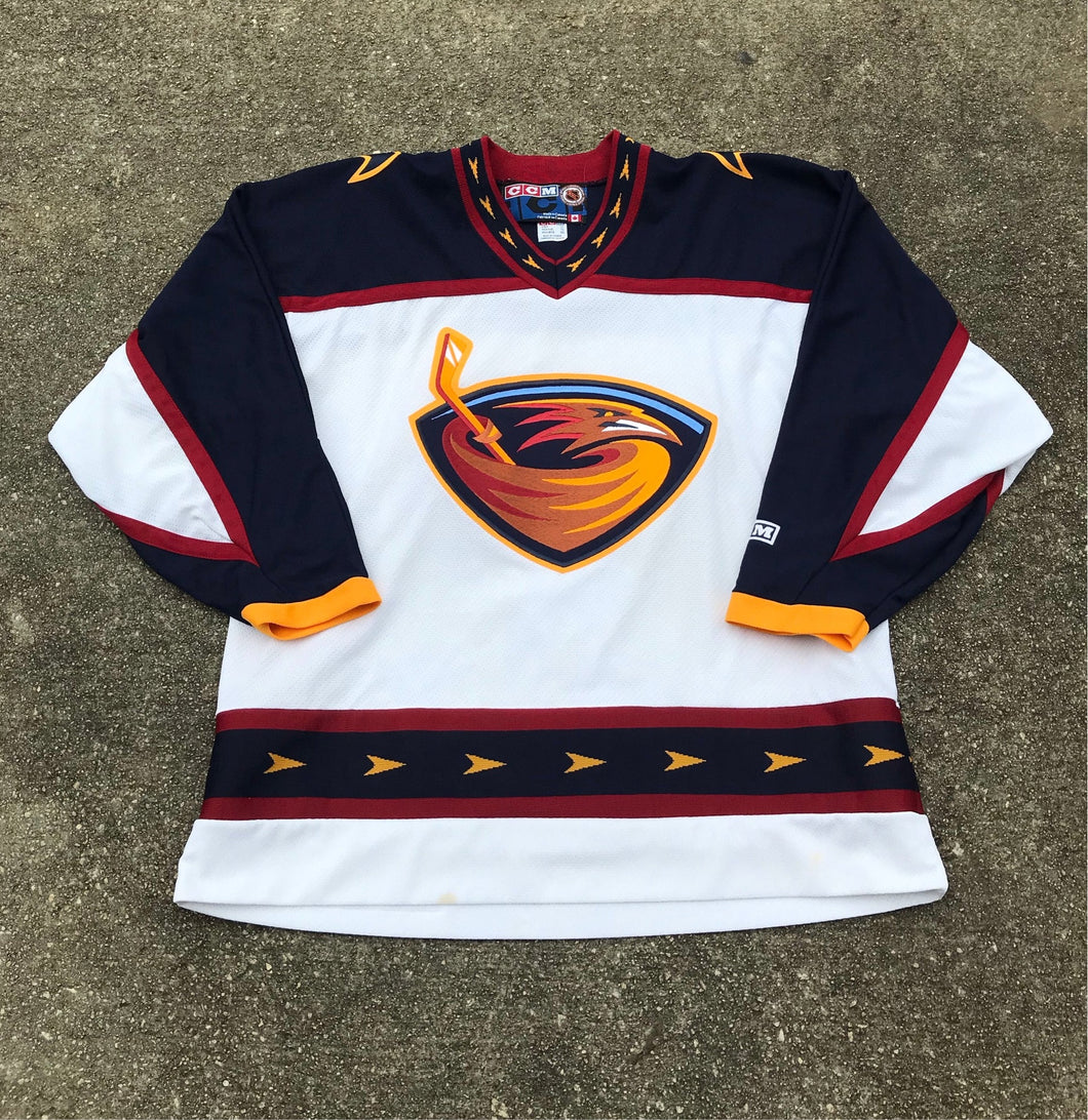 Atlanta Thrashers CCM Home Jersey Tagged Size XL