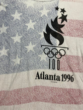 Load image into Gallery viewer, 1996 Atlanta Olympics All Over Print United States Flag Tagged Size Large
