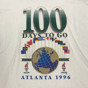 Atlanta Olympics 1996 100 Days To Go NWT Champion Tagged Size XL