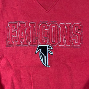 Atlanta Falcons Vintage Reebok Red Crewneck Size XL