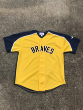 Load image into Gallery viewer, Atlanta Braves Starter Yellow Jersey Large
