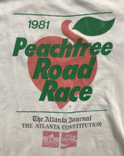 Load image into Gallery viewer, 1981 Peachtree Road Race Shirt Approximately Size Large
