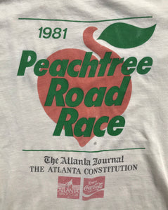 1981 Peachtree Road Race Shirt Approximately Size Large