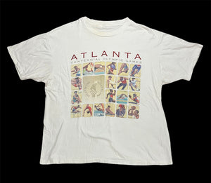 1996 Atlanta Olympics Stamp Missing Tag Approximately Size Large