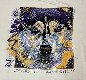 University of Washington Huskies Vintage Tagged Size Large