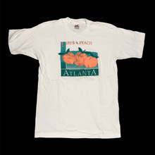 Load image into Gallery viewer, Life’s A Peach Atlanta Graphic Puffy Print Fruit of the Loom Tagged Size Medium
